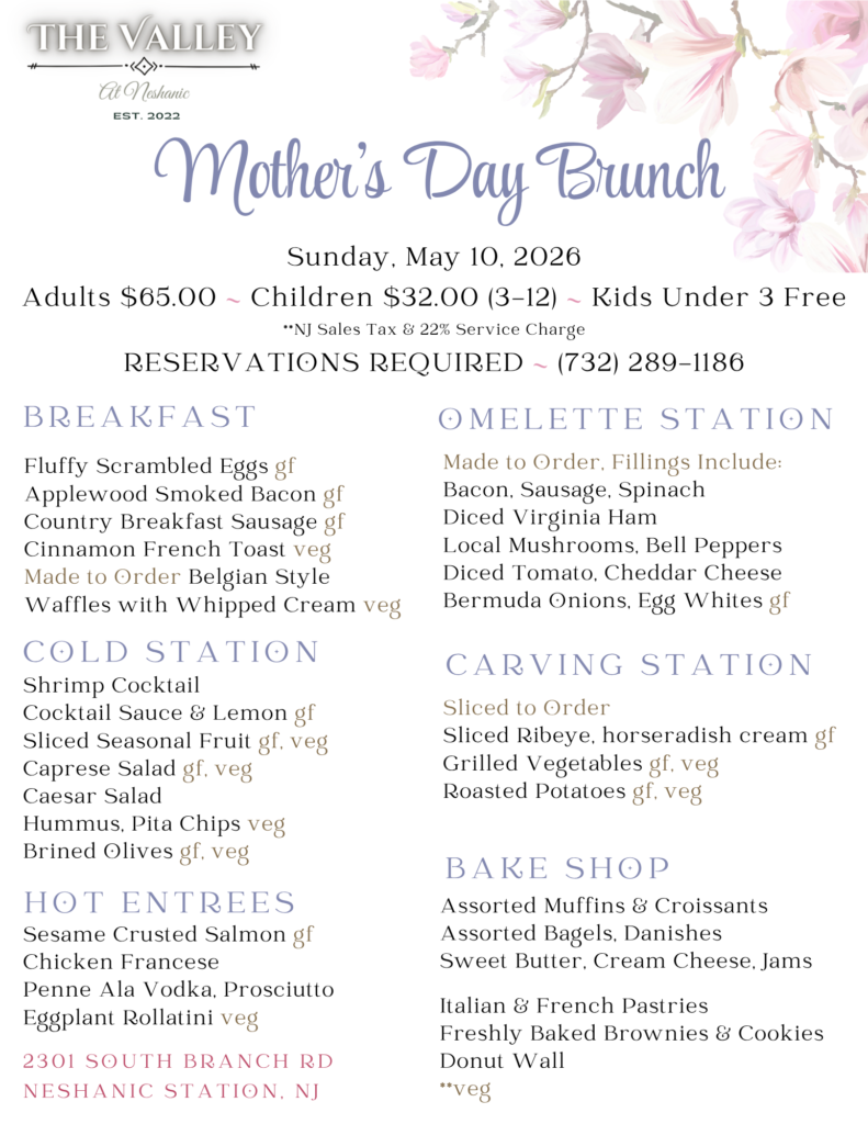 The Valley at Neshanic Mother's Day Brunch 